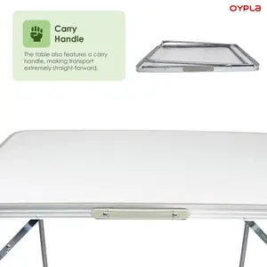 Oypla 80cm Portable Folding Outdoor Camping Kitchen Work Top Table