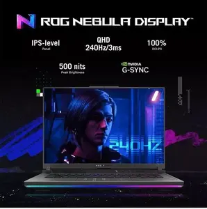 ASUS ROG Strix G17 Gaming Laptop, AMD Ryzen 9 Processor, 16GB RAM, RTX 4060, 1TB SSD, 17.3" Full HD, Grey