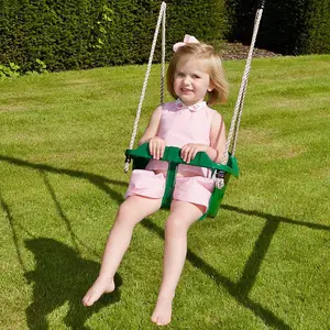 Rebo Baby Swing Seat with Soft-Touch Ropes - Blue