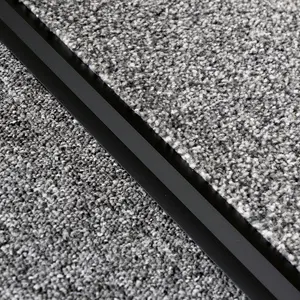 Anodised aluminium z edge carpet profile door floor bar trim 1000mm x 35mm c69 black