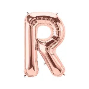 Realmax R Foil Balloon Rose Gold (One Size)