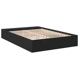 Berkfield Bed Frame without Mattress Black 160x200 cm