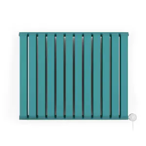 Terma 230V 0.8kW Teal Smart Horizontal Oil-filled radiator