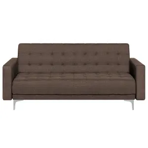 3 Seater Sofa ABERDEEN Dark Brown