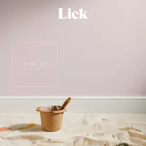 Lick Pink 07 Matt Emulsion paint, 2.5L