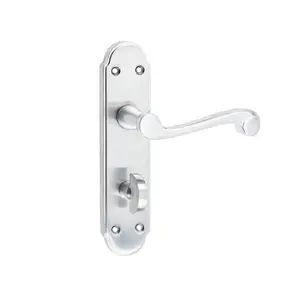 Marlow St Paul Door Handle (Set of 2) Satin Chrome