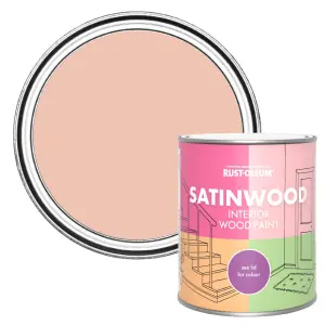 Rust-Oleum Coral Satinwood Interior Paint 750ml