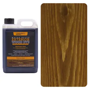 Littlefair's - Outdoor Wood Stain - Medium Oak - 2.5 LTR