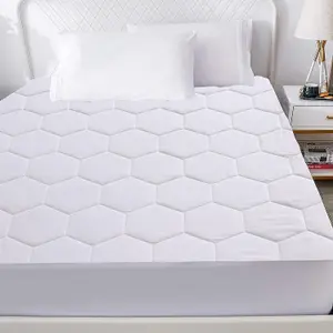 Premium Quilted Mattress Protector Extra Deep Fitted Bed Cover In All Sizes