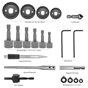 Terratek Drill Bit Multi Tool Set 246pc Multi-Purpose Screwdriver Bits & Carry Case