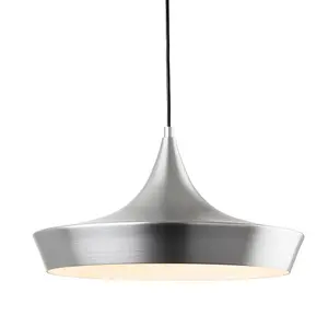 Luminosa Leo Dome Pendant Light Aluminium