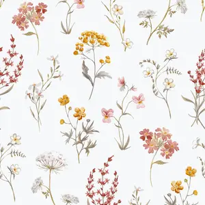 Galerie Spring Blossom Yellow Wallpaper