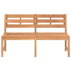 Berkfield Garden Bench 150 cm Solid Teak Wood