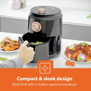 Geepas Vortex 1.8L Digital Air Fryer – Convection Air Fryer With LED Touchscreen