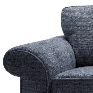 Ingrid 3 Seater Sofa in Dark Blue