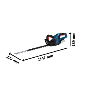 Bosch Professional GHE 18V-60 18V 600mm Cordless Hedge trimmer - BARE