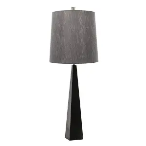 Luminosa Ascent 1 Light Table Lamp Black, E27