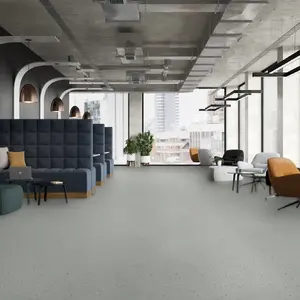 Anthracite Grey Speckled Effect Contract Commercial Heavy-Duty Flooring with 3.5mm Thickness-14m(45'11") X 3m(9'9")-42m²