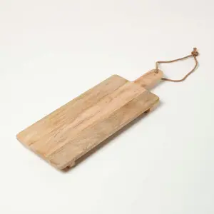 Homescapes Solid Mango Wood Serving Board, 70 x 25 cm