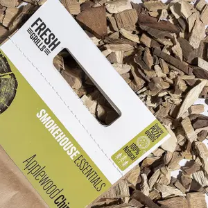 Fresh Grills Smokehouse Essentials Wood Chips 0.7kg -Applewood