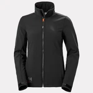 Helly Hansen Workwear Womens Luna Softshell Jacket (Black)  (Medium)