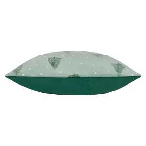 furn. Green Evergreen Christmas Tree Indoor Christmas Cushion (L)43cm x (W)43cm