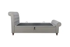 Birlea Castello Double Side Ottoman Bed Grey