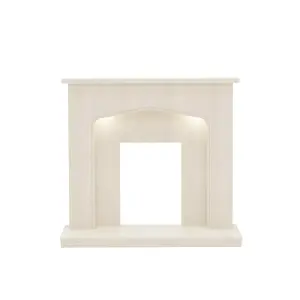 Be Modern Adriana Manila Fire surround set with Lights included