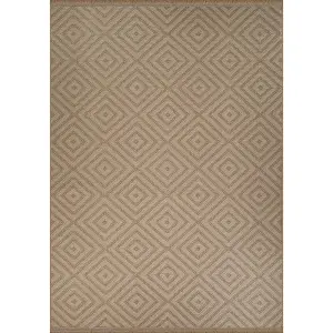 CHARDY Machine Washable Jute Boho Area Rug 118 x 170 cm