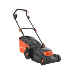 Yard Force EM N37B 1600W Electric Lawnmower with 37cm cutting width and rear roller