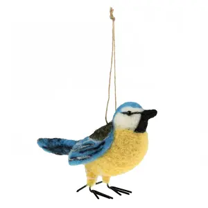 N/FELTING BLUE TIT - Needle Felting Kit: Blue Tit - Trimits