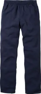 Cotton Traders Straight Hem Jog Pants In Blue - Size Medium