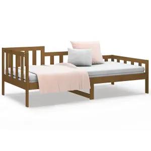 Berkfield Day Bed Honey Brown 80x200 cm Solid Wood Pine