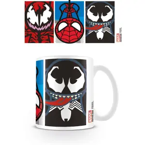 Marvel Villains Kawaii Spider-Man Mug White/Red/Black (One Size)