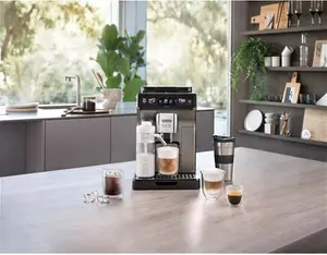 De'longhi Eletta Explore ECAM450.86.T Bean To Cup Coffee Machine, Titanium Black