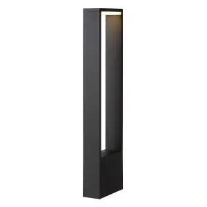 Lucide Goa Modern Bollard Light Outdoor - LED - 1x6,5W 3000K - IP54 - Anthracite