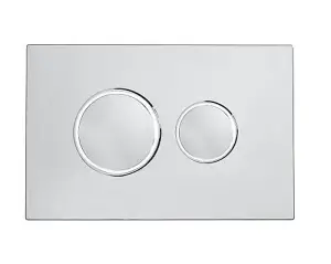 Roper Rhodes Cascade Concealed Dual Flush WC Toilet Cistern + Chrome Flush Plate