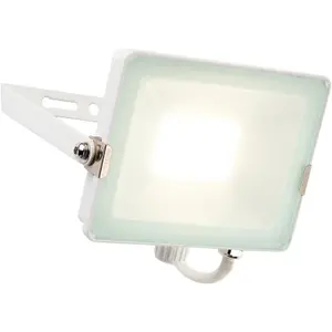 2 PACK Outdoor Waterproof LED Floodlight - 30W Cool White LED - Matt White