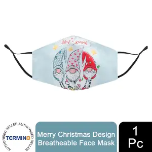 Termin8 Merry Christmas Design Breathable Masks- Design 6