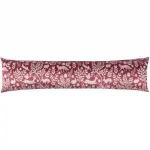 furn. Skandi Woodland Animal Velvet Draught Excluder