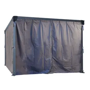 Palram - Canopia 3K Series Grey Gazebo curtain, Pack of 4 (L)2170mm (W)3660mm