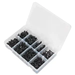 Sealey Self Tapping Screw Assortment 700 Pieces Flanged Head BS 4174 AB066STBK