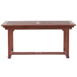 Garden Table Wood Dark Wood TOSCANA