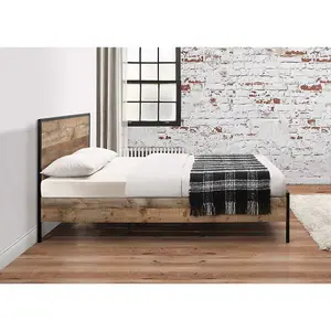 Birlea Urban King Size Bed In Rustic