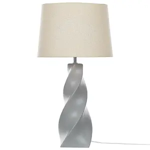 Ceramic Table Lamp Grey BELAYA