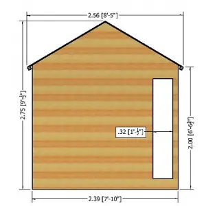 Blenheim Shiplap Summerhouse Garden Sun Room Approx 10 x 8 Feet