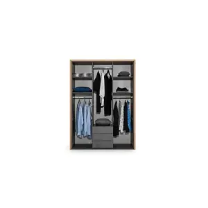 Multidecor 3 Door Mirrored Wardrobe Sleek Storage with Full-Length Mirrors