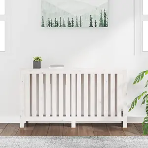 Berkfield Radiator Cover White 153x19x84 cm Solid Wood Pine