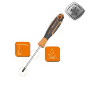 Magnusson Standard Pozi Screwdriver PZ0 x 75mm