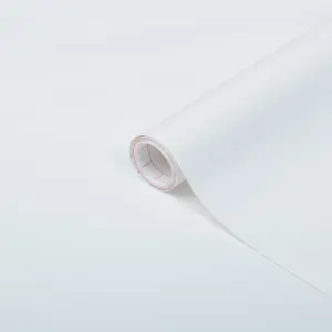 D-C-Fix Plain Matt White Self-adhesive film (L)2m (W)450mm